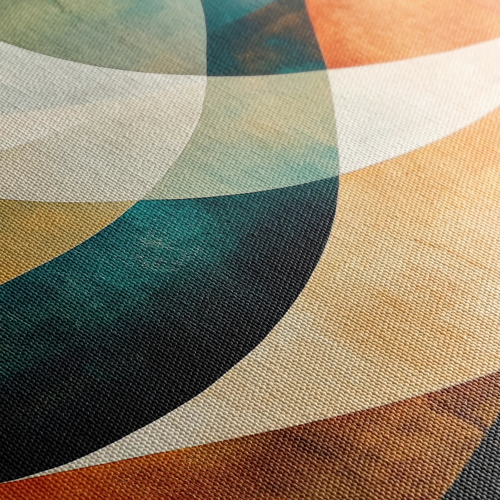 Boho 148 Canvas Art 18" x 24" / 45 x 60 cm / Black