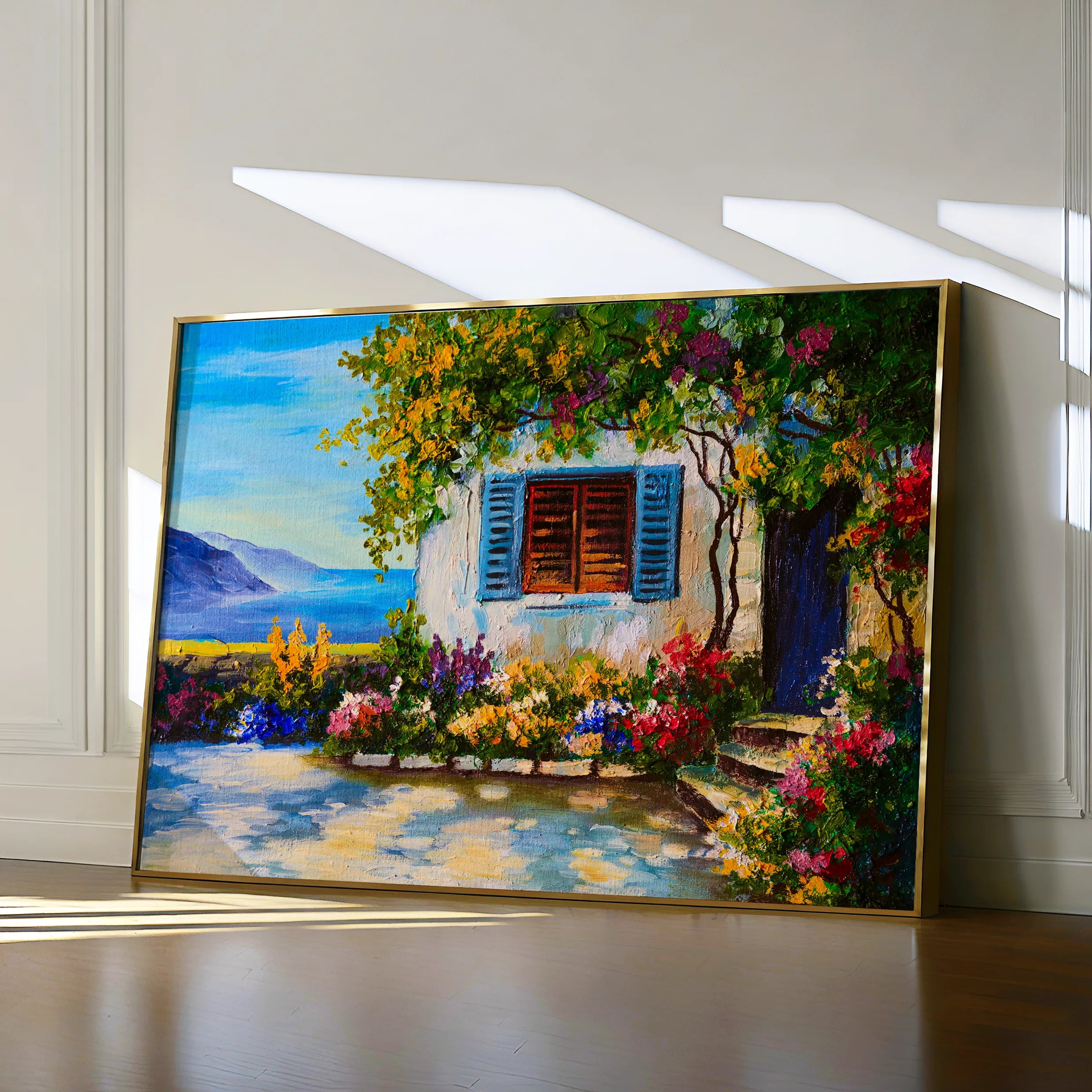 Landscape 148 Canvas Art 18" x 24" / 45 x 60 cm / Black