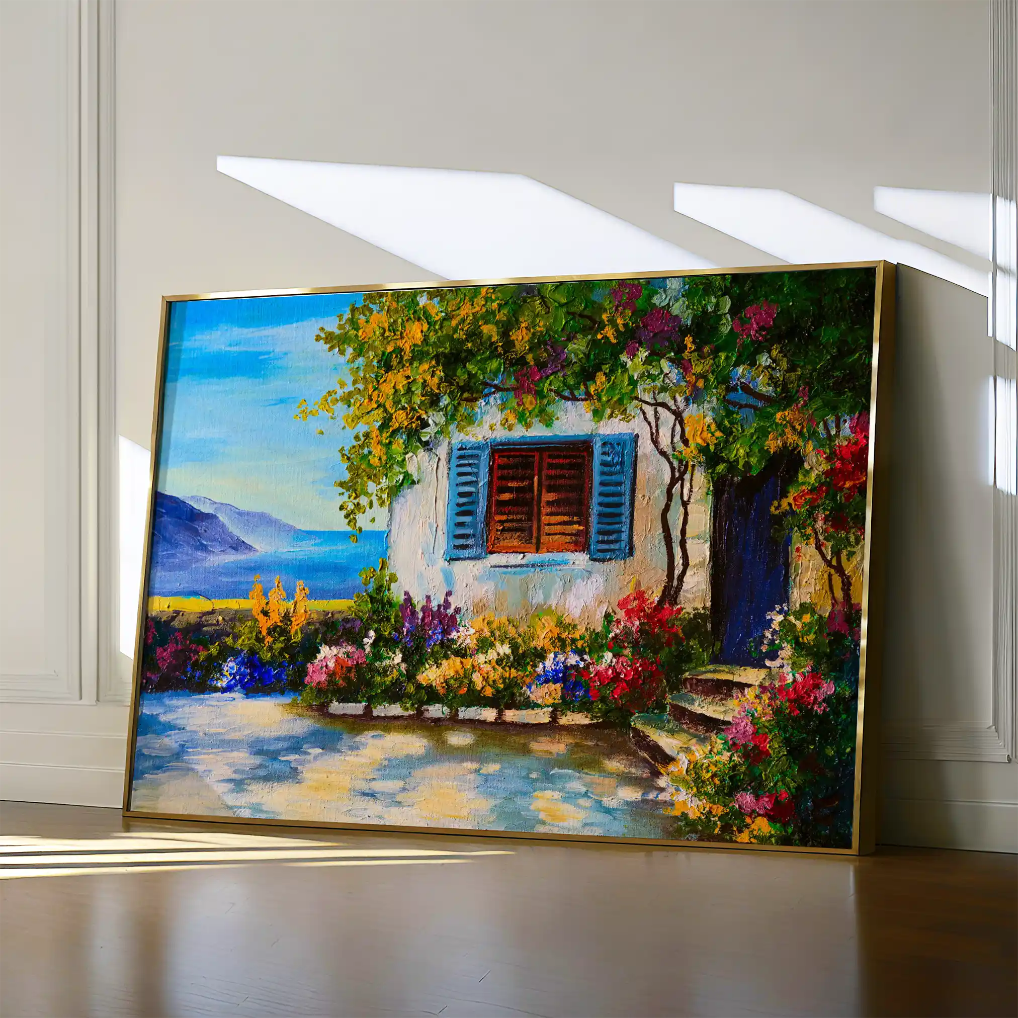 Landscape 148 Canvas Art 60 x 40 cm / Black
