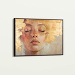 Portrait 148 Canvas Art 18" x 24" / 45 x 60 cm / Black