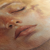 Portrait 148 Canvas Art 18" x 24" / 45 x 60 cm / Black