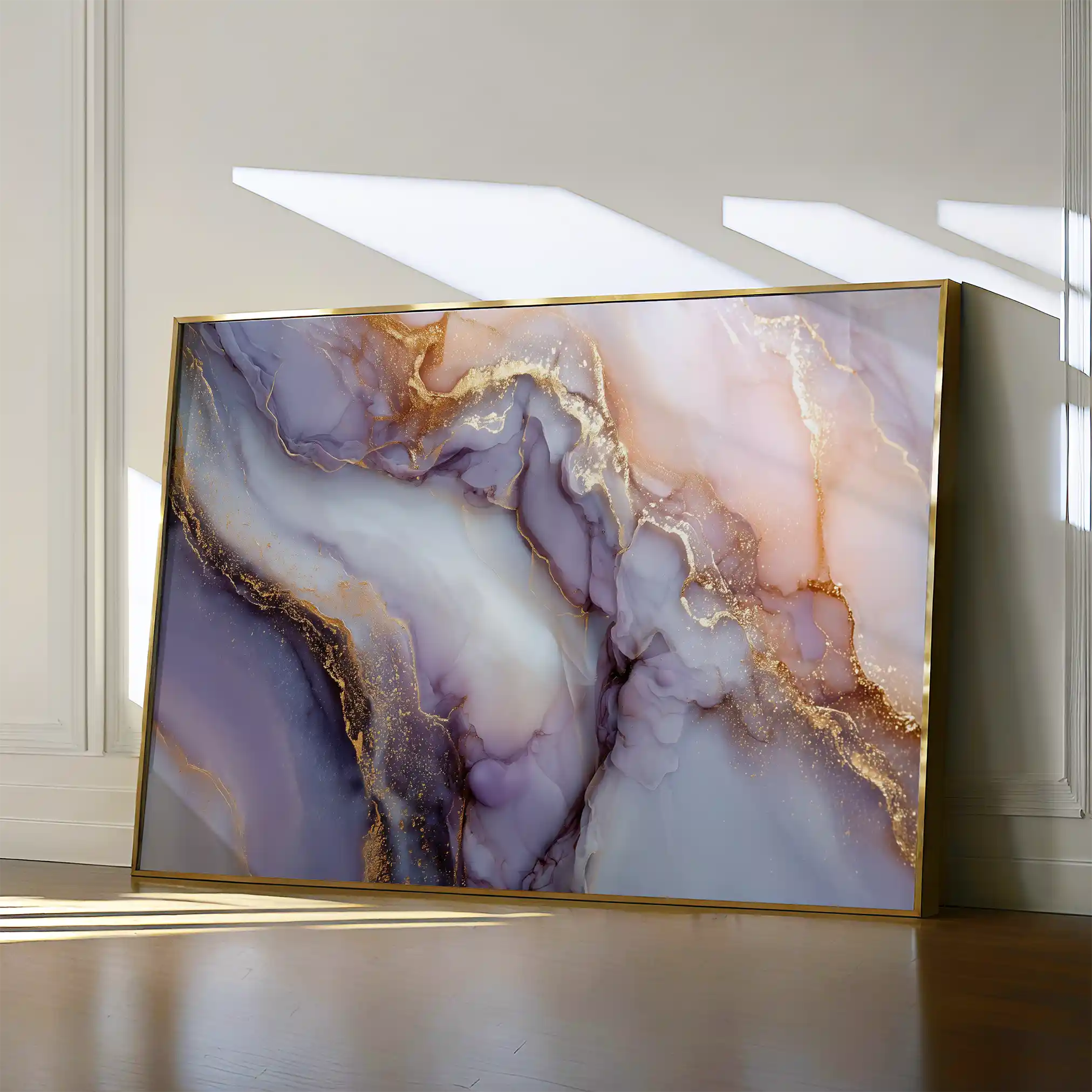 Abstract 1481 Canvas Art 60 x 40 cm / Black