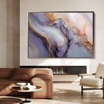 Abstract 1481 Canvas Art 60 x 40 cm / Black