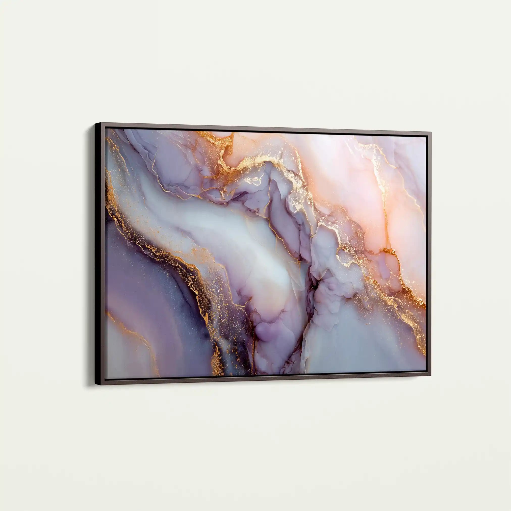 Abstract 1481 Canvas Art 60 x 40 cm / Black