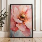 Floral 1481 Canvas Art 18" x 24" / 45 x 60 cm / Black