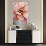 Floral 1481 Canvas Art 18" x 24" / 45 x 60 cm / Black
