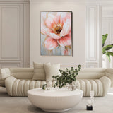 Floral 1482 Canvas Art 18" x 24" / 45 x 60 cm / Black