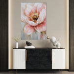 Floral 1482 Canvas Art 18" x 24" / 45 x 60 cm / Black