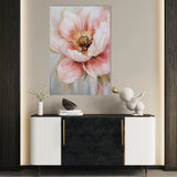 Floral 1482 Canvas Art 18" x 24" / 45 x 60 cm / Black