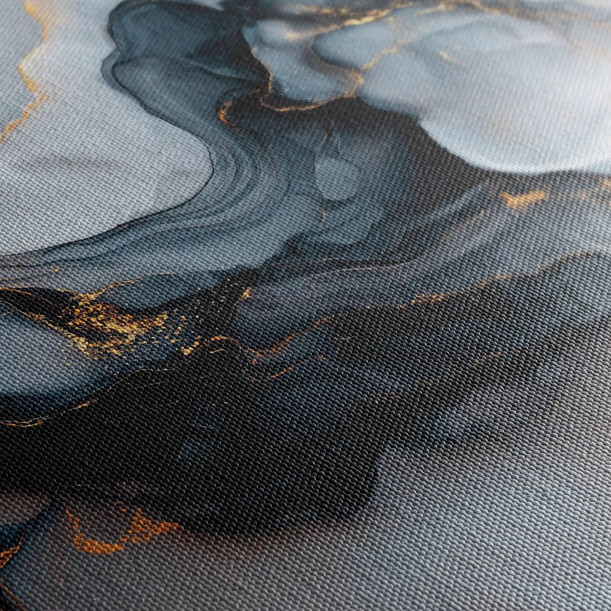 Abstract 1483 Canvas Art 60 x 40 cm / Black