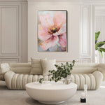 Floral 1483 Canvas Art 60 x 40 cm / Black