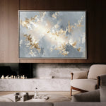 Abstract 1484 Canvas Art 18" x 24" / 45 x 60 cm / Black