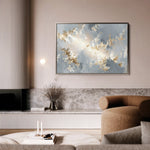 Abstract 1484 Canvas Art 18" x 24" / 45 x 60 cm / Black