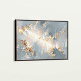 Abstract 1484 Canvas Art 18" x 24" / 45 x 60 cm / Black
