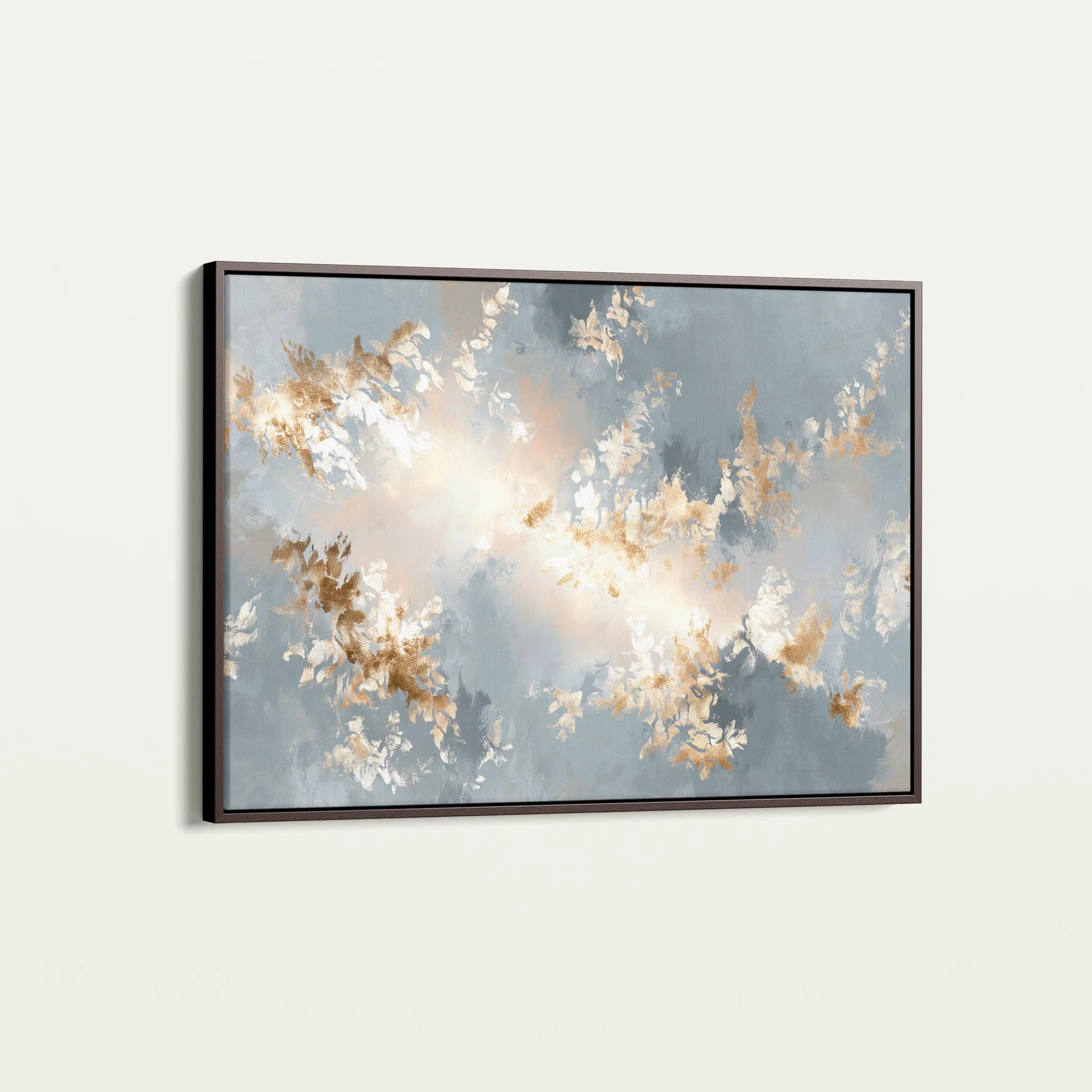Abstract 1484 Canvas Art 18" x 24" / 45 x 60 cm / Black