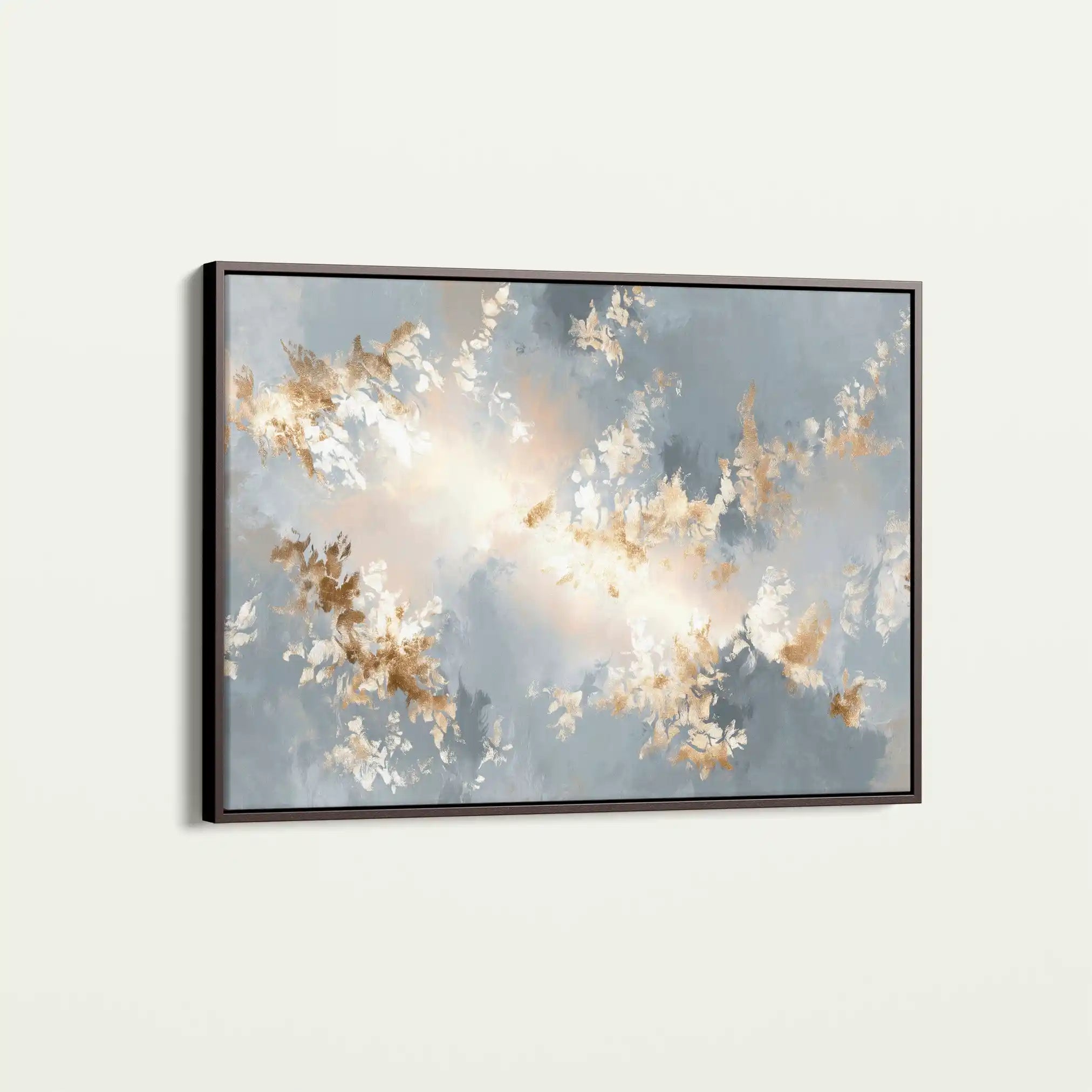 Abstract 1484 Canvas Art 60 x 40 cm / Black