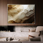 Abstract 1485 Canvas Art 18" x 24" / 45 x 60 cm / Black