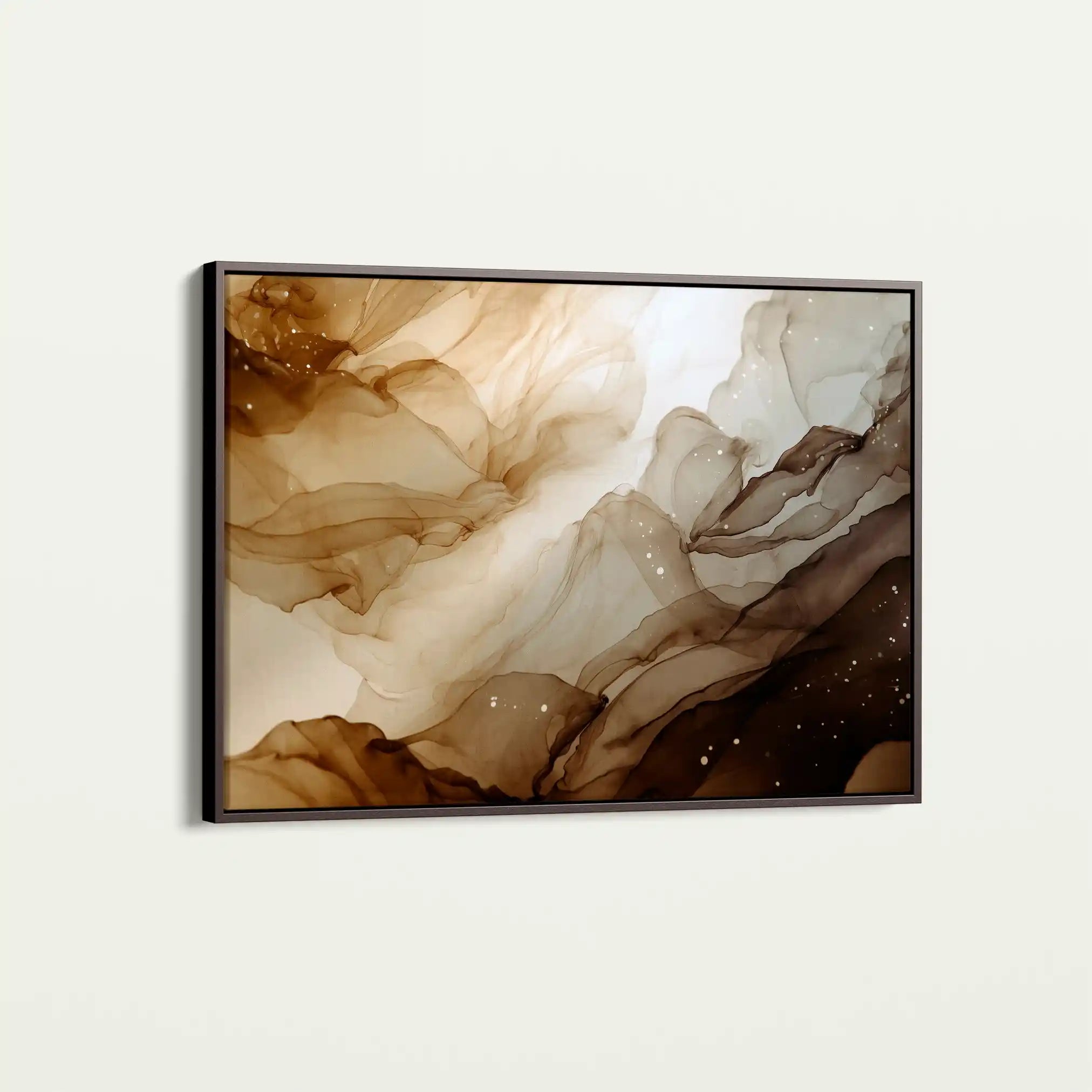 Abstract 1485 Canvas Art 60 x 40 cm / Black
