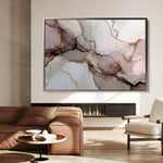 Abstract 1486 Canvas Art 60 x 40 cm / Black