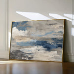 Abstract 1487 Canvas Art 18" x 24" / 45 x 60 cm / Black