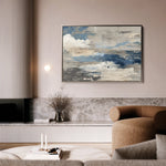 Abstract 1487 Canvas Art 18" x 24" / 45 x 60 cm / Black