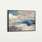 Abstract 1487 Canvas Art 18" x 24" / 45 x 60 cm / Black