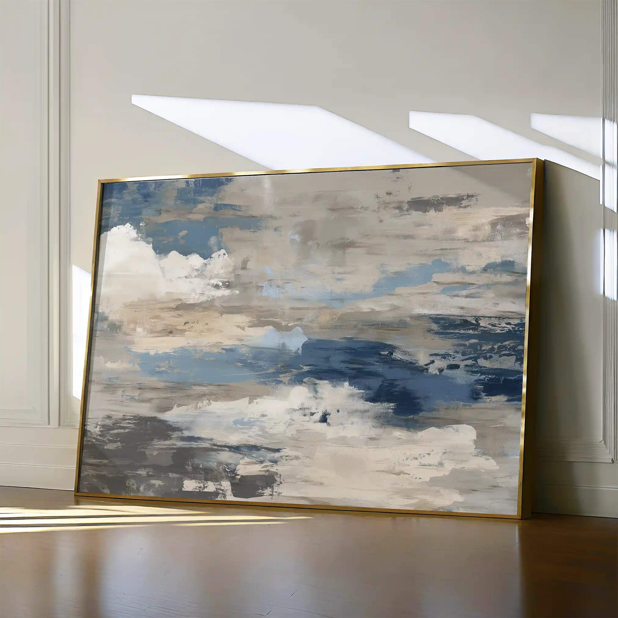 Abstract 1487 Canvas Art 60 x 40 cm / Black