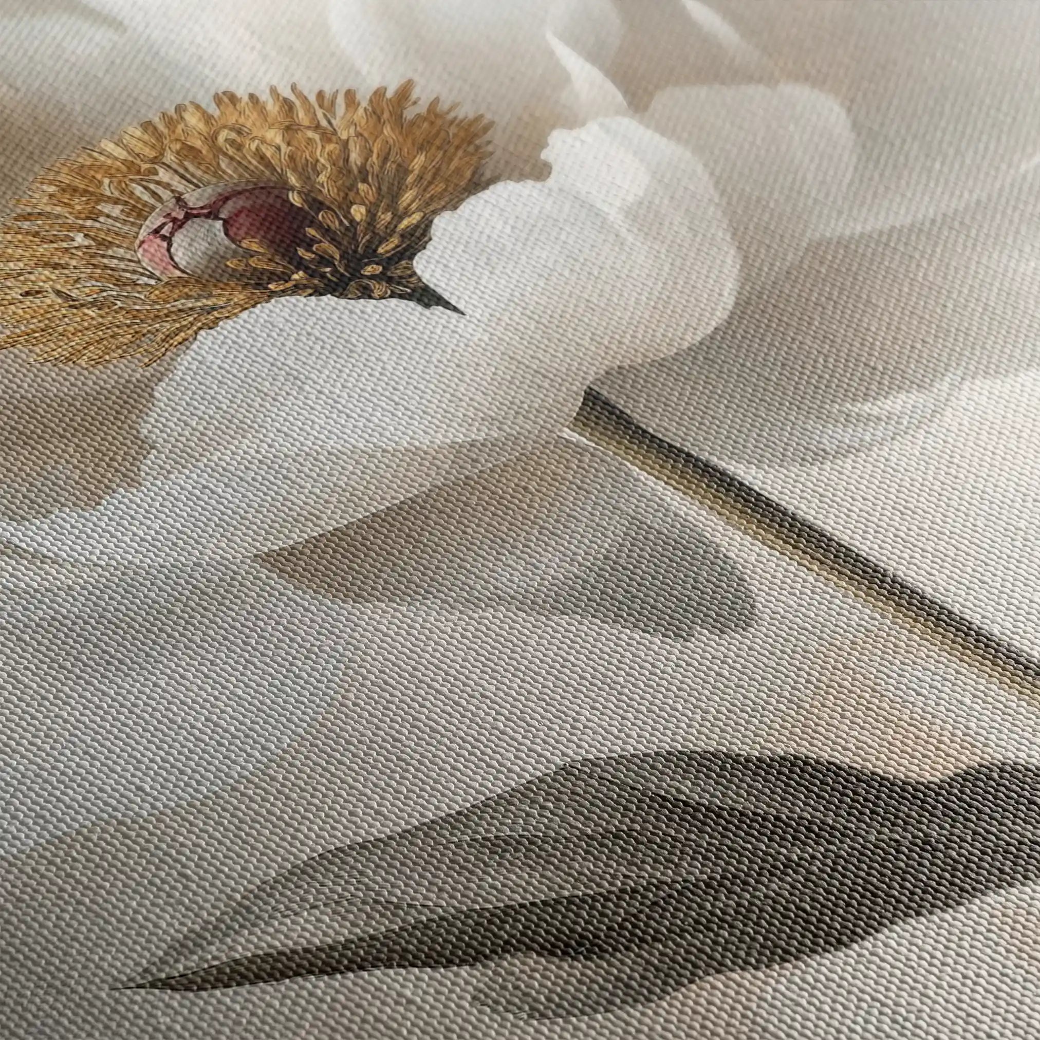 Floral 1487 Canvas Art 60 x 40 cm / Black