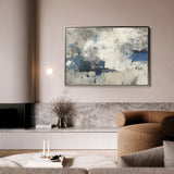 Abstract 1488 Canvas Art 18" x 24" / 45 x 60 cm / Black