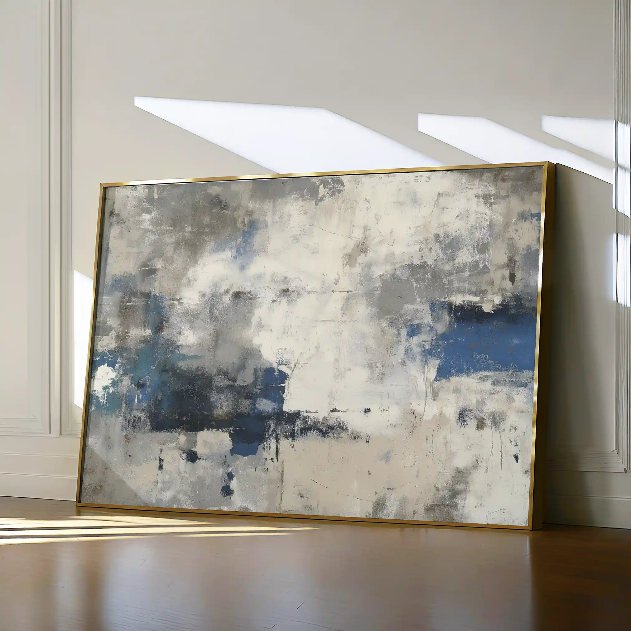 Abstract 1488 Canvas Art 60 x 40 cm / Black