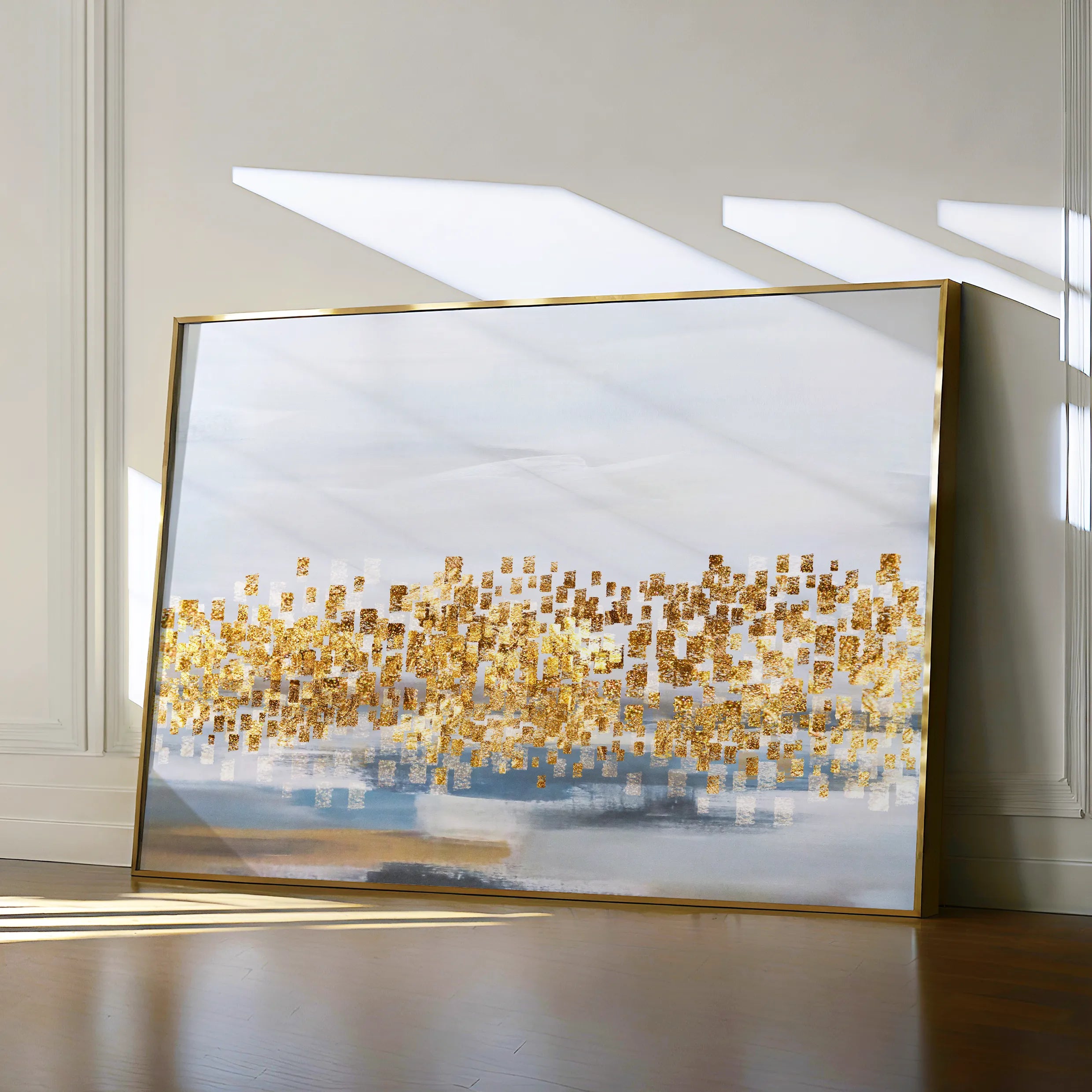 Abstract 149 Canvas Art 18" x 24" / 45 x 60 cm / Black