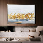 Abstract 149 Canvas Art 18" x 24" / 45 x 60 cm / Black