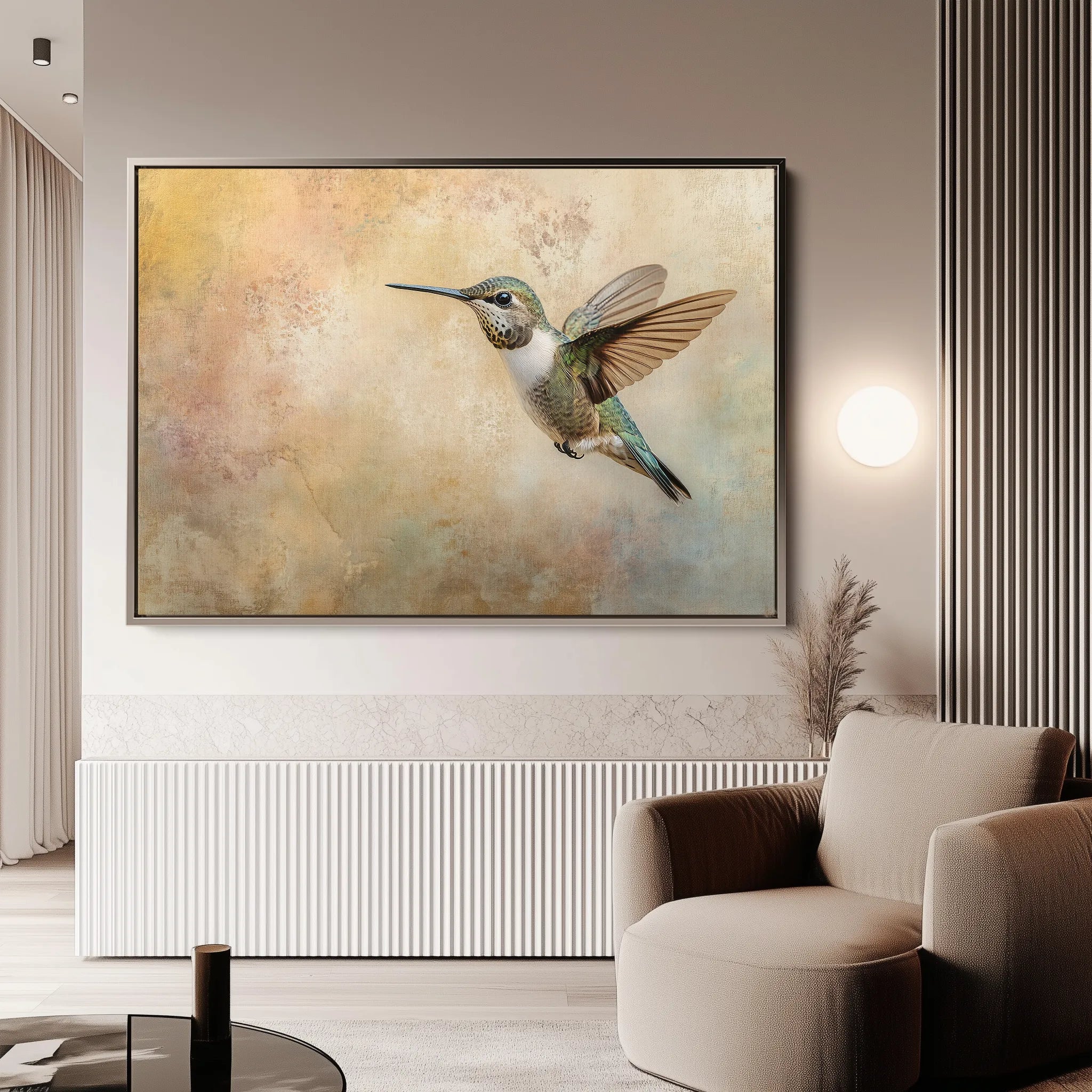 Animals 149 Canvas Art 18" x 24" / 45 x 60 cm / Black