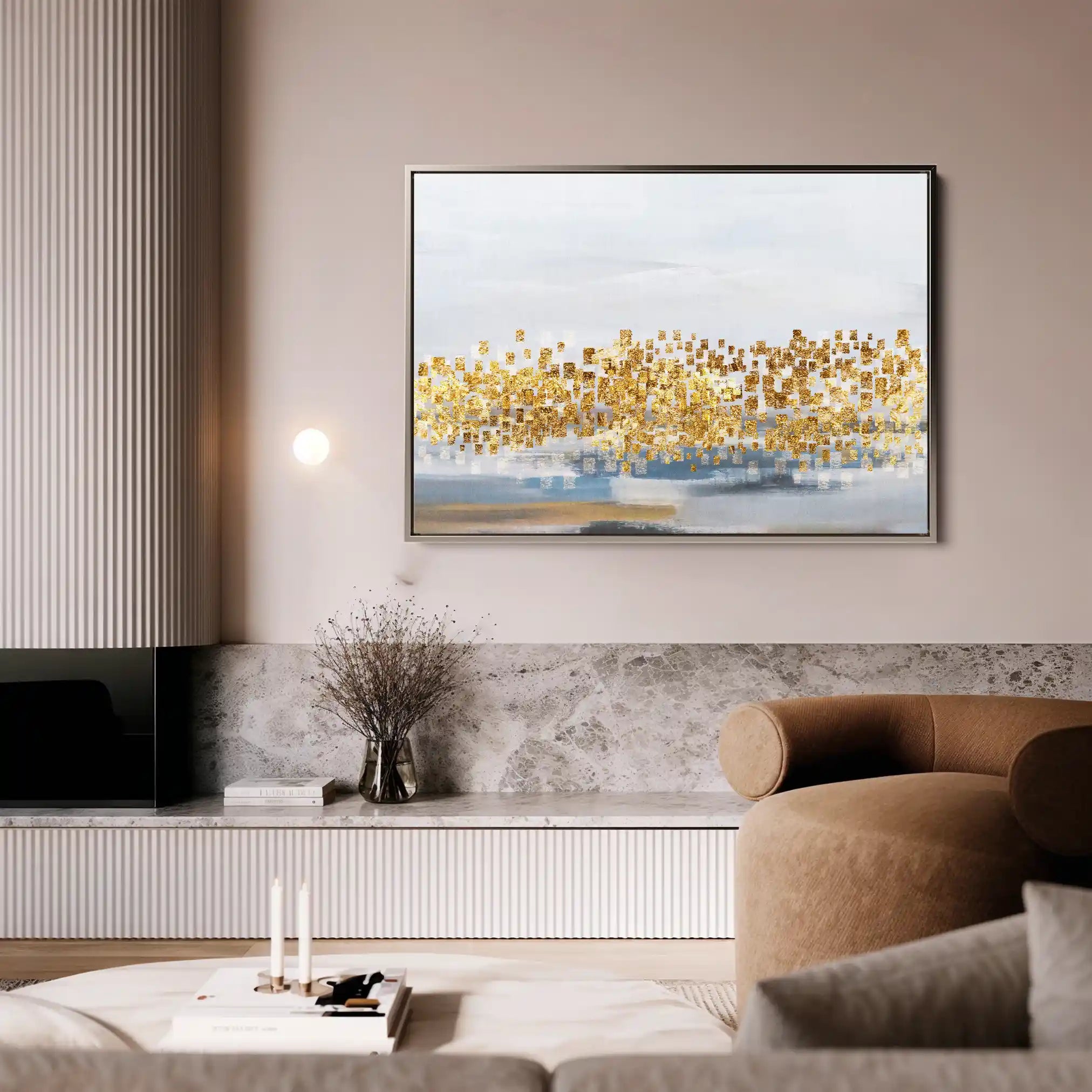 Abstract 149 Canvas Art 60 x 40 cm / Black