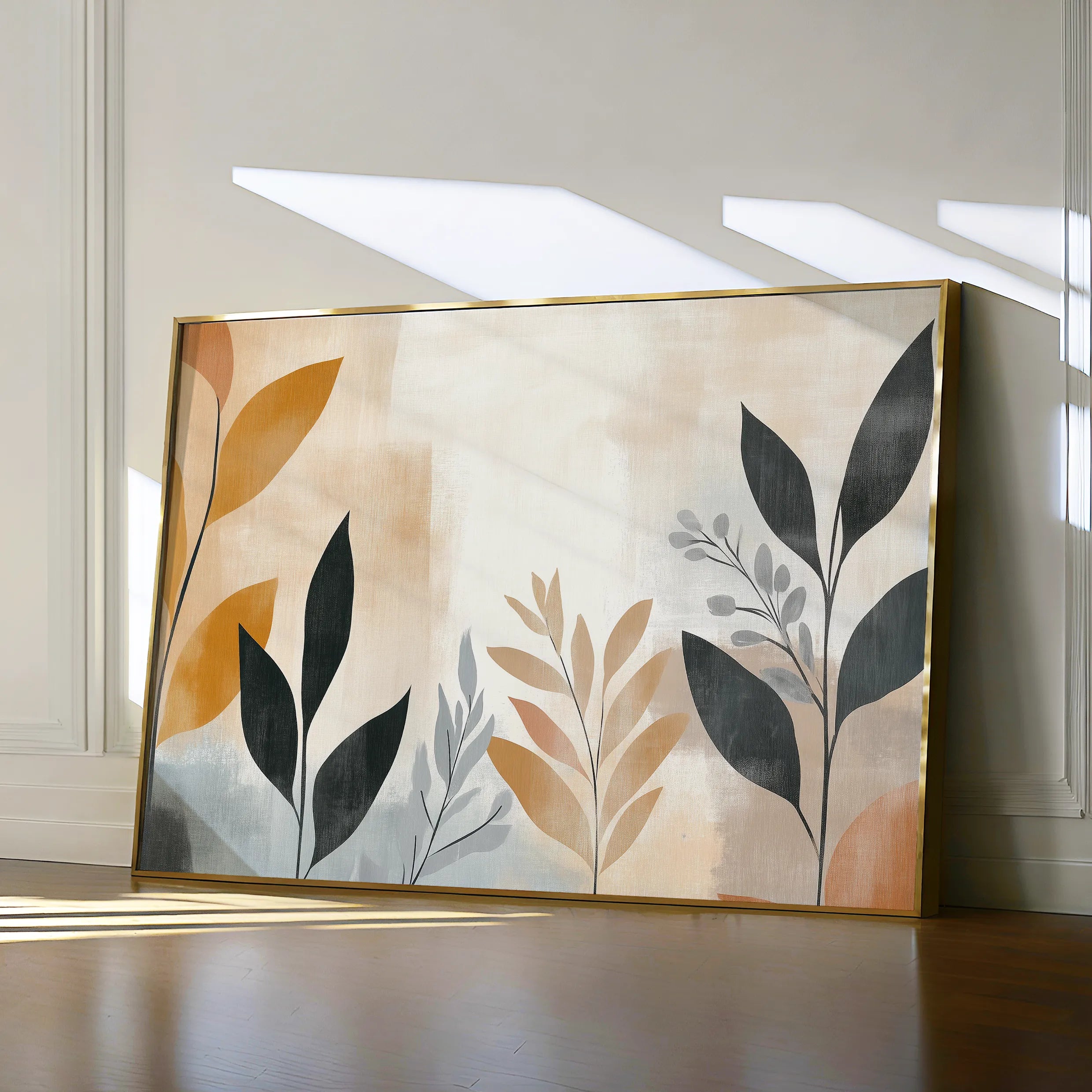 Boho 149 Canvas Art 18" x 24" / 45 x 60 cm / Black