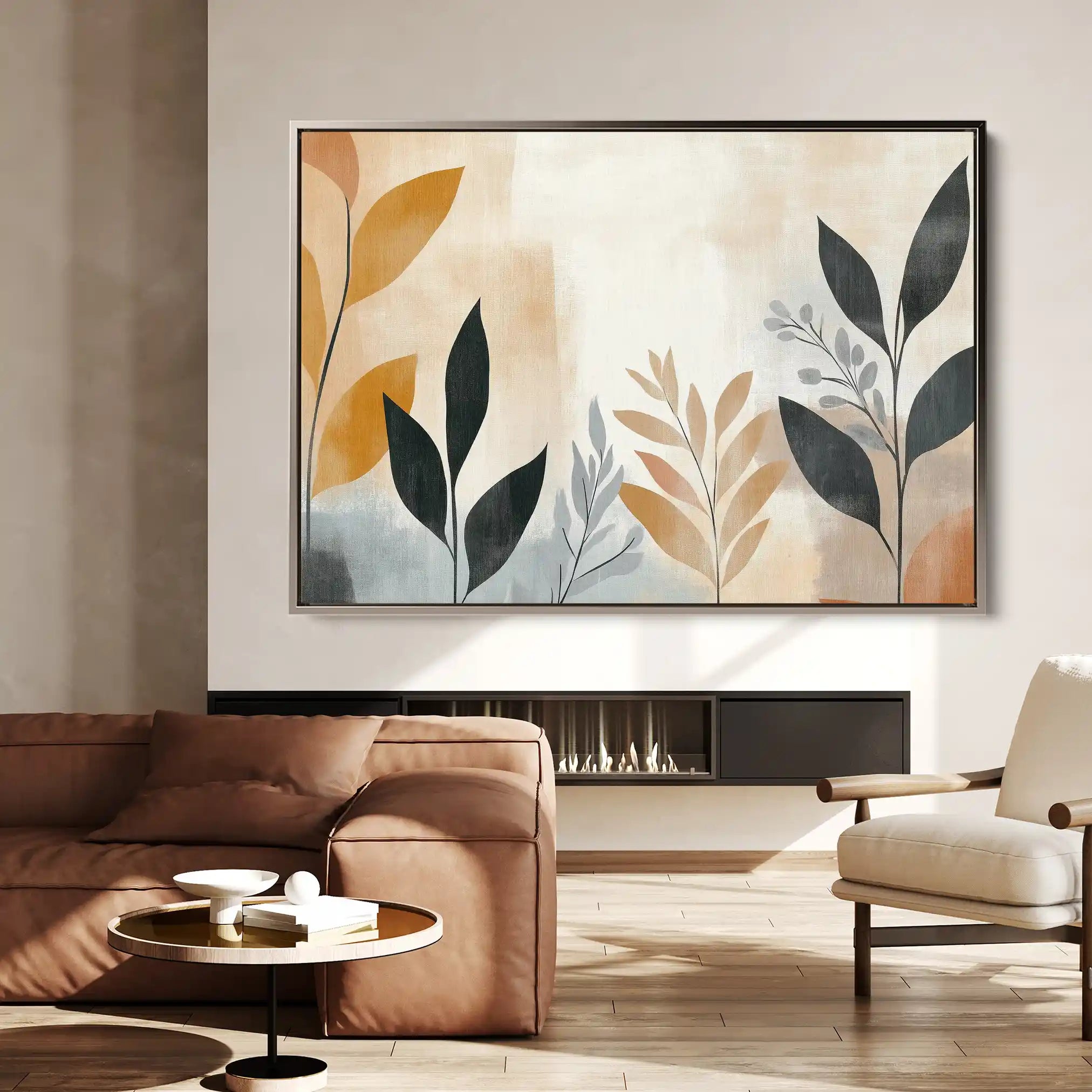 Boho 149 Canvas Art 60 x 40 cm / Black