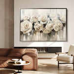 Floral 149 Canvas Art 60 x 40 cm / Black