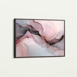 Abstract 1490 Canvas Art 60 x 40 cm / Black