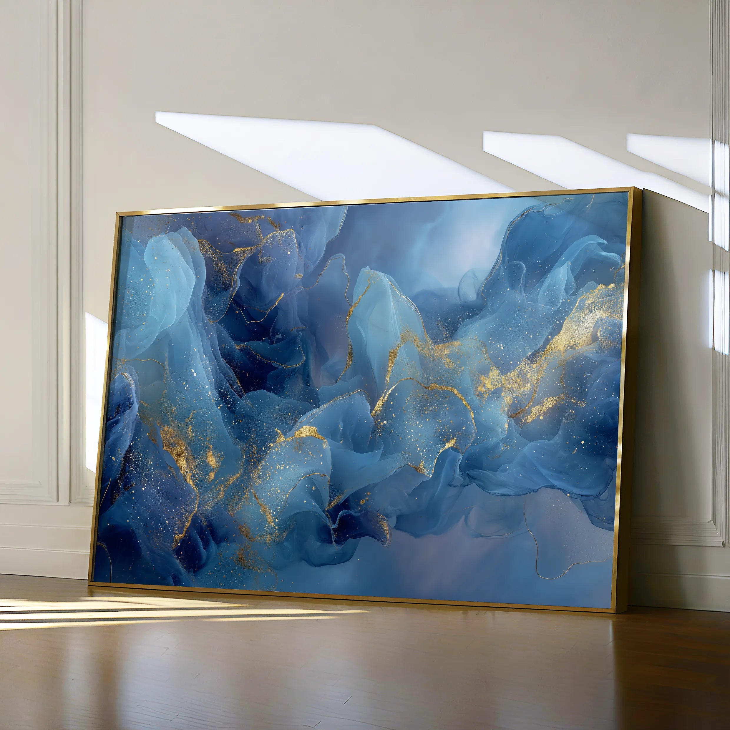 Abstract 1491 Canvas Art 18" x 24" / 45 x 60 cm / Black