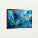 Abstract 1491 Canvas Art 18" x 24" / 45 x 60 cm / Black
