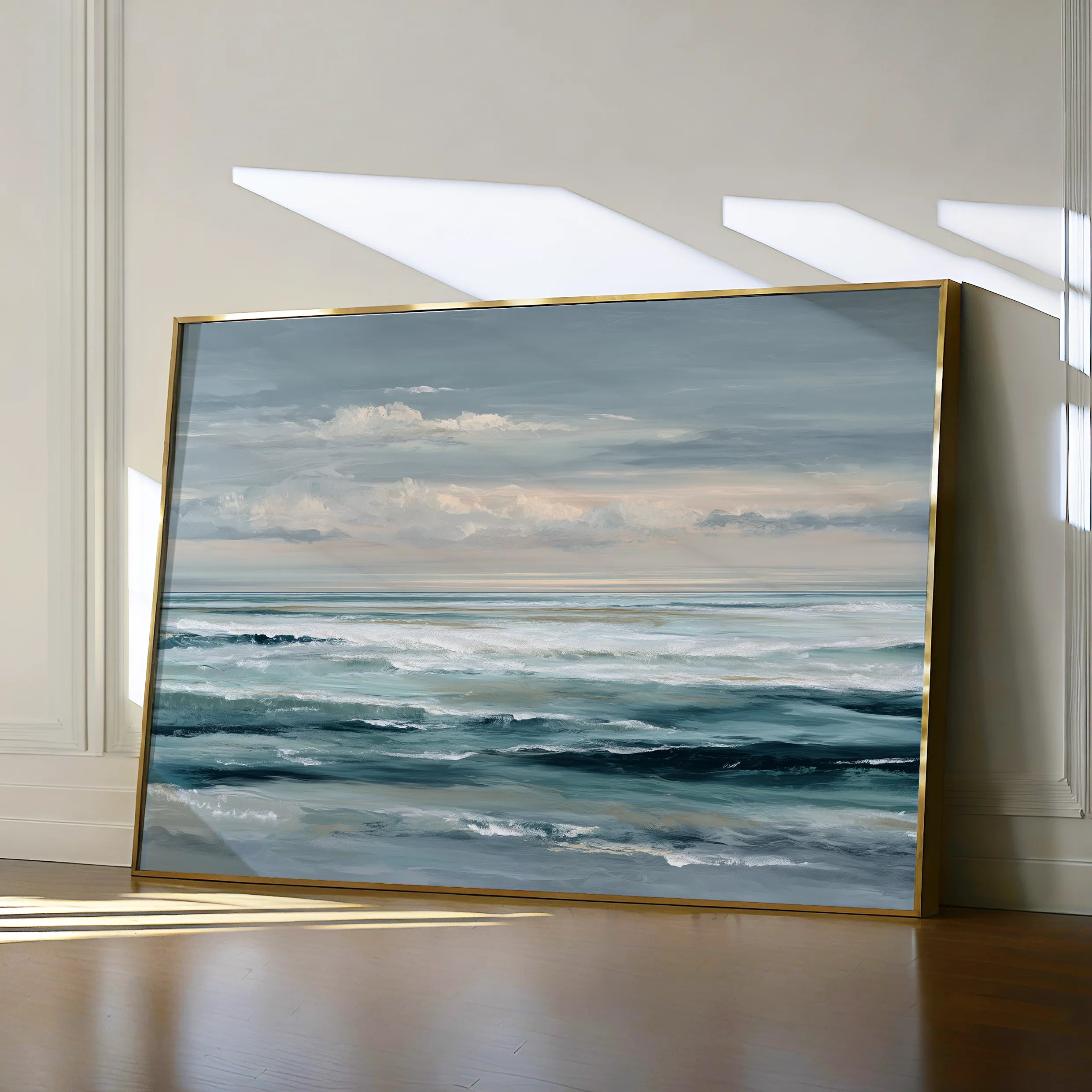 Abstract 1492 Canvas Art 18" x 24" / 45 x 60 cm / Black