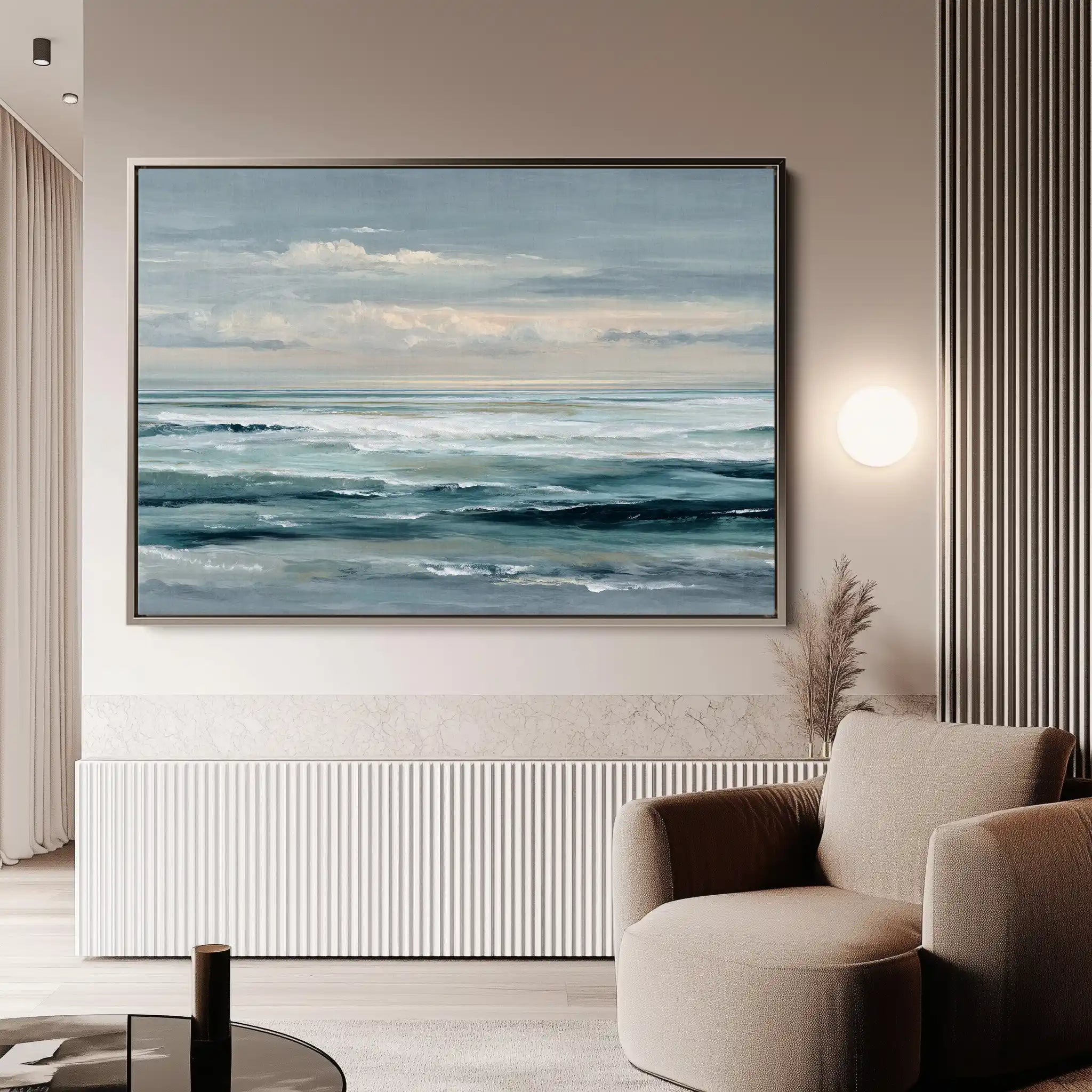 Abstract 1492 Canvas Art 60 x 40 cm / Black