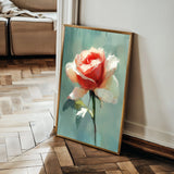 Floral 1493 Canvas Art 18" x 24" / 45 x 60 cm / Black