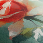 Floral 1493 Canvas Art 18" x 24" / 45 x 60 cm / Black