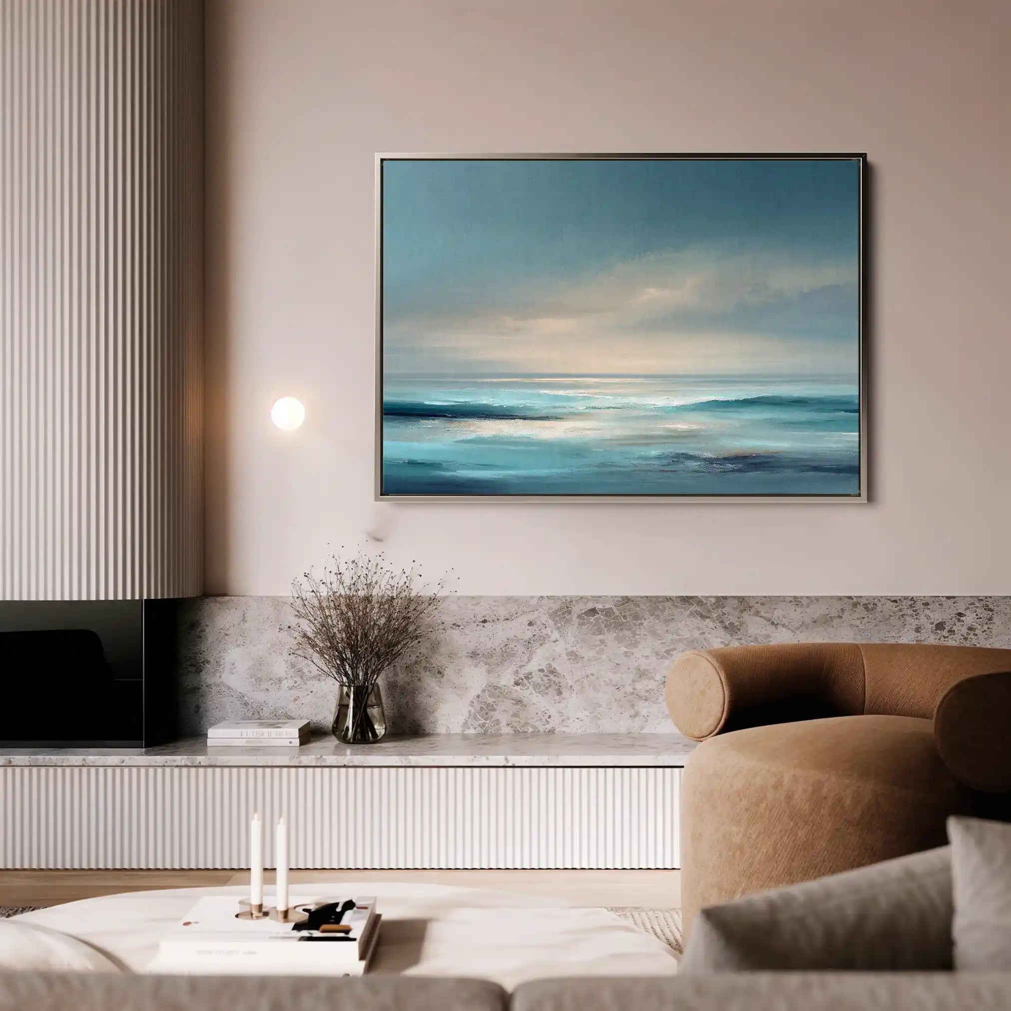 Abstract 1494 Canvas Art 60 x 40 cm / Black