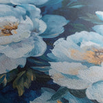 Floral 1494 Canvas Art 60 x 40 cm / Black