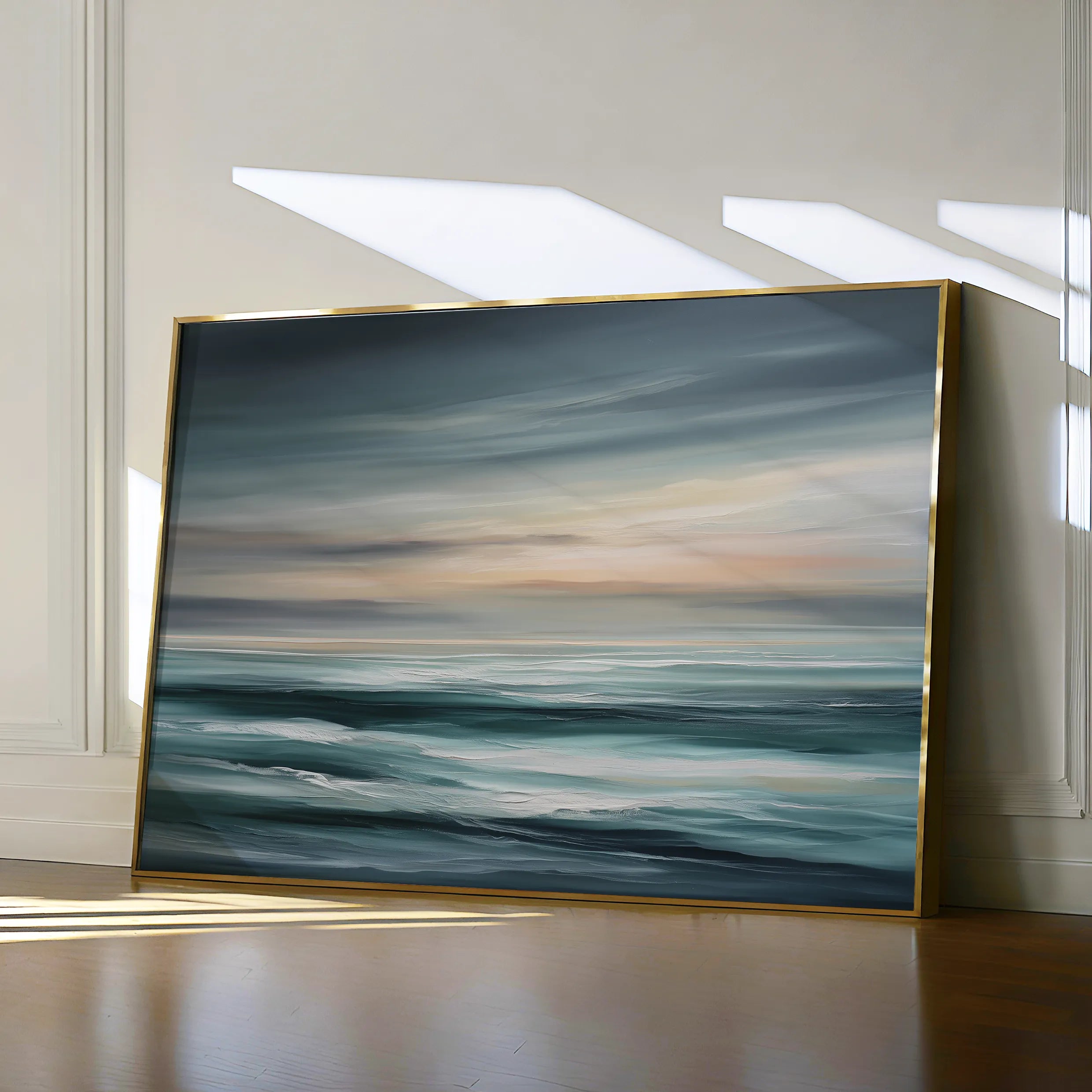 Abstract 1495 Canvas Art 18" x 24" / 45 x 60 cm / Black