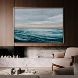 Abstract 1496 Canvas Art 18" x 24" / 45 x 60 cm / Black