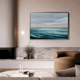 Abstract 1496 Canvas Art 18" x 24" / 45 x 60 cm / Black