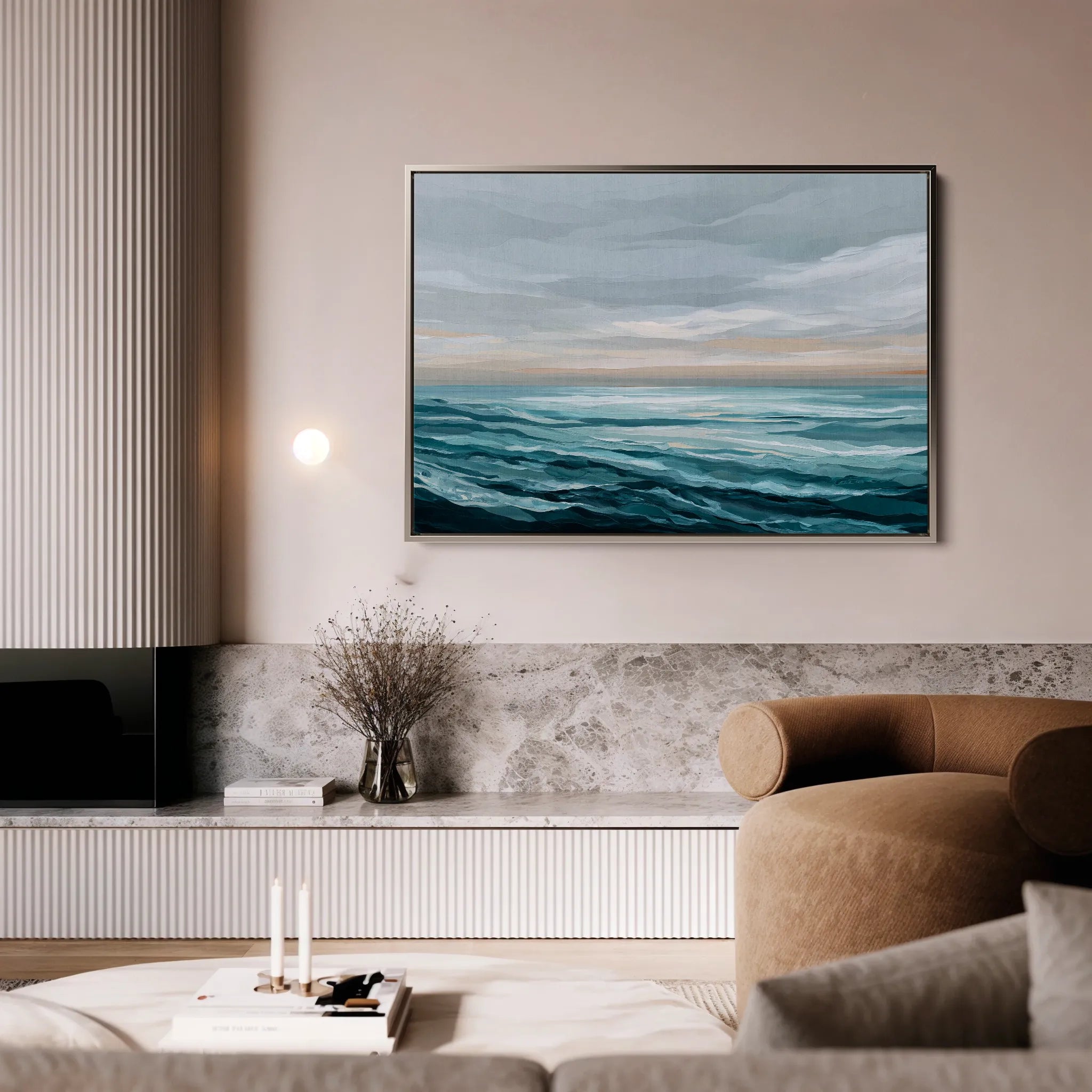 Abstract 1496 Canvas Art 18" x 24" / 45 x 60 cm / Black